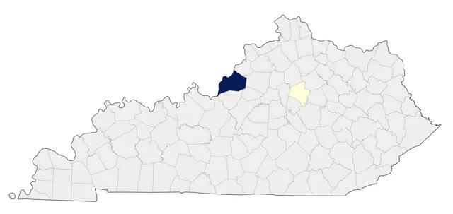 Black-throated Gray Warbler county map