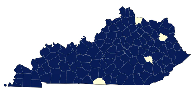 Chimney Swift county map