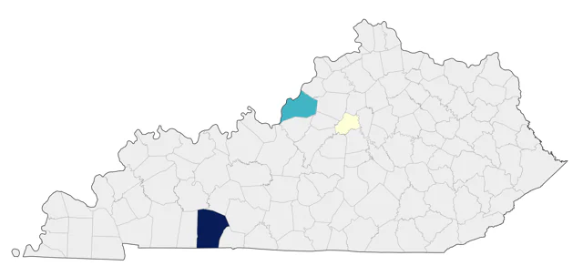Clapper Rail county map