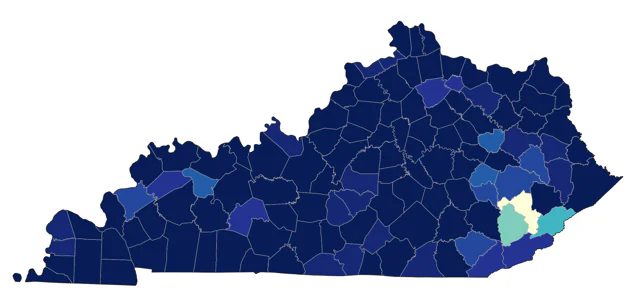 Cooper's Hawk county map