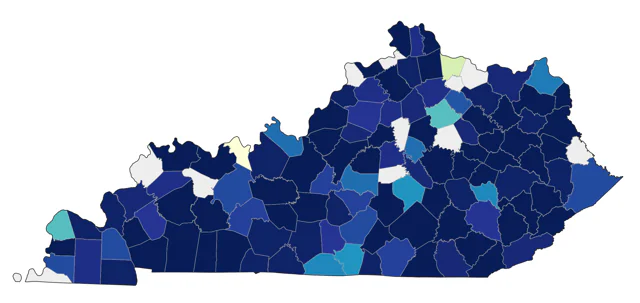 Eastern Whip-poor-will county map