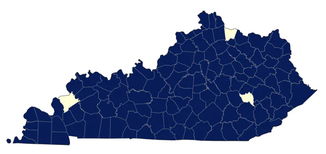 Eastern Wood-Pewee county map