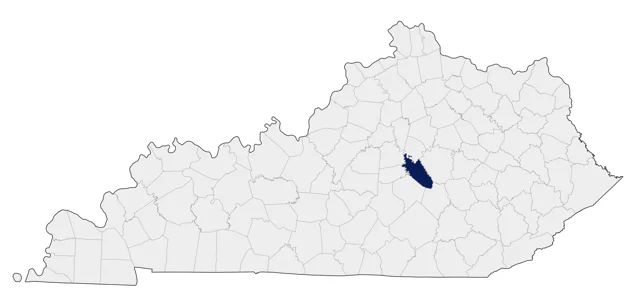 Helmeted Guineafowl county map