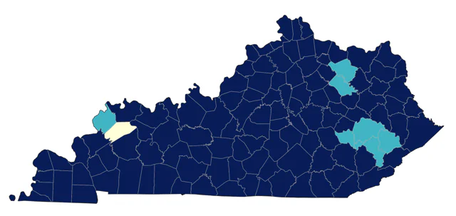House Finch county map