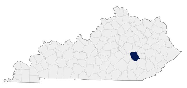 Kirtland's Warbler county map