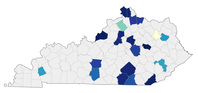 Northern Saw-whet Owl county map