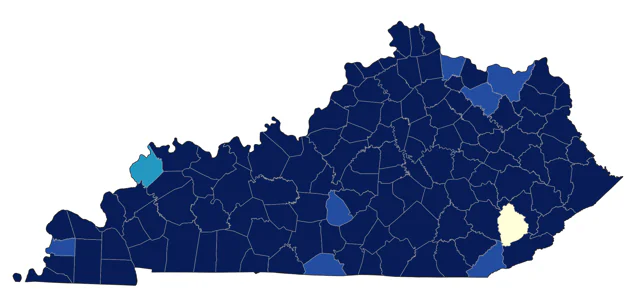 Orchard Oriole county map