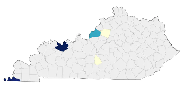 Passenger Pigeon county map