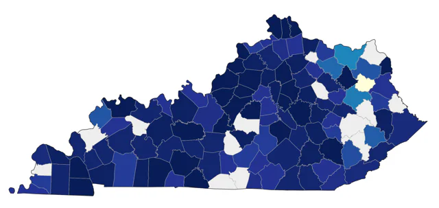 Pine Siskin county map