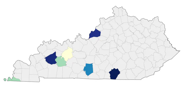 Prairie Falcon county map