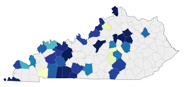 Rough-legged Hawk county map