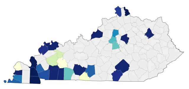 Sanderling county map