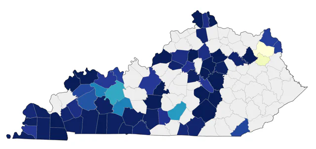 Semipalmated Sandpiper county map