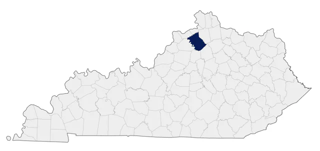 Townsend's Solitaire county map