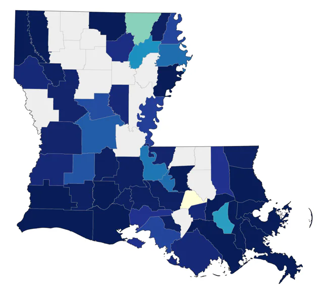 American Barn Owl county map