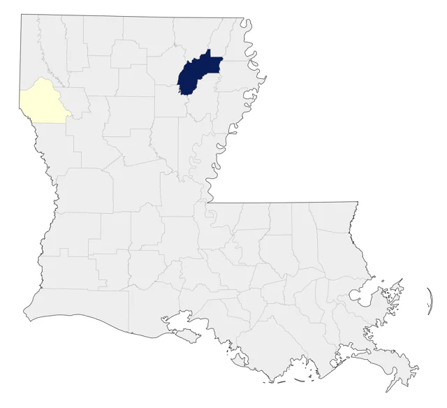 American Black Duck county map