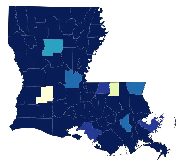 Baltimore Oriole county map
