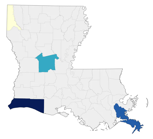 Black-legged Kittiwake county map