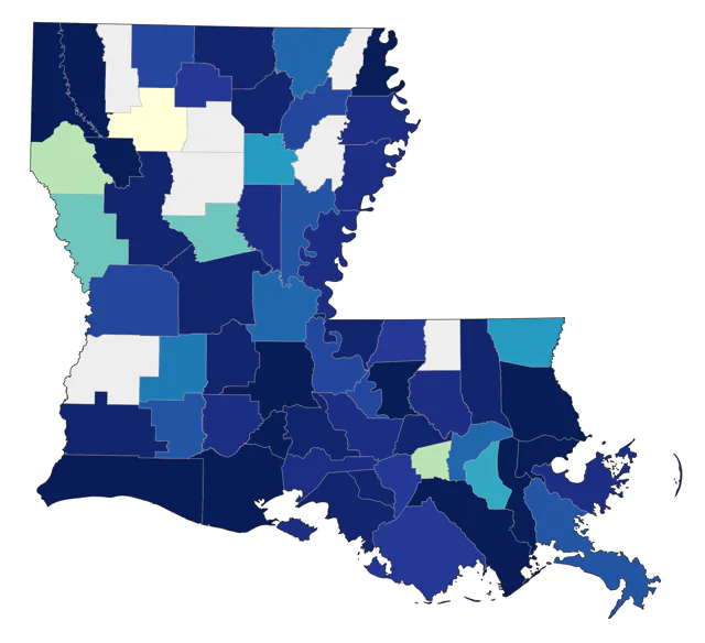Blue-winged Warbler county map