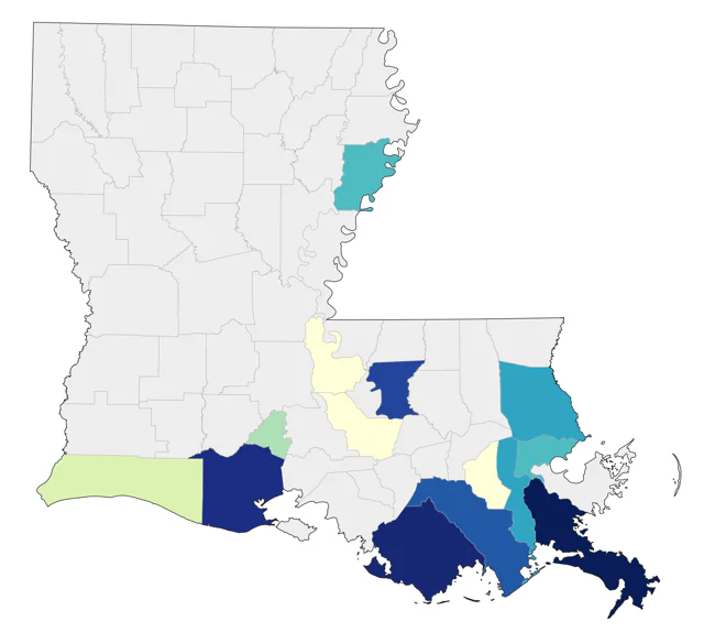Bridled Tern county map