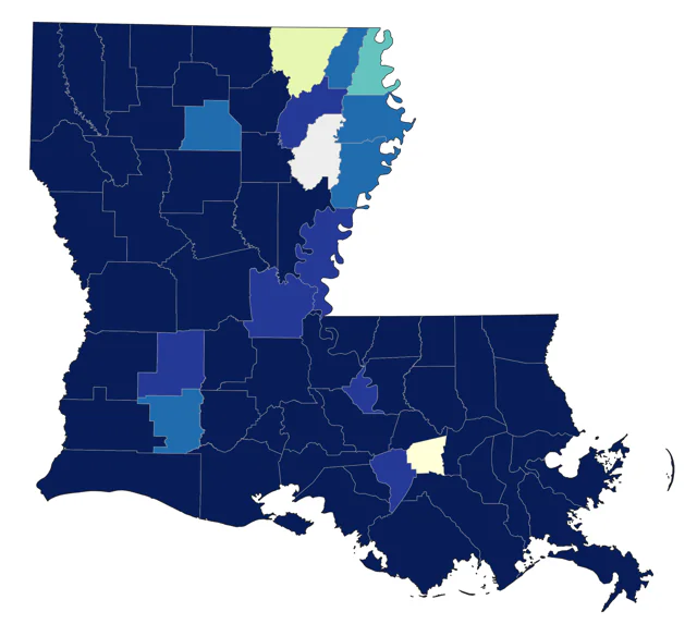 Broad-winged Hawk county map