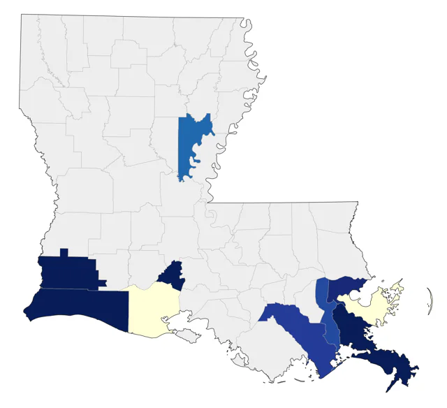 Burrowing Owl county map