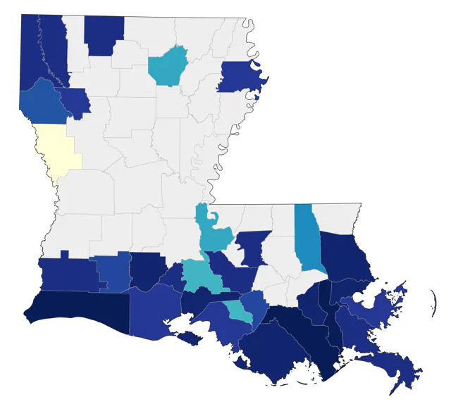 Clay-colored Sparrow county map