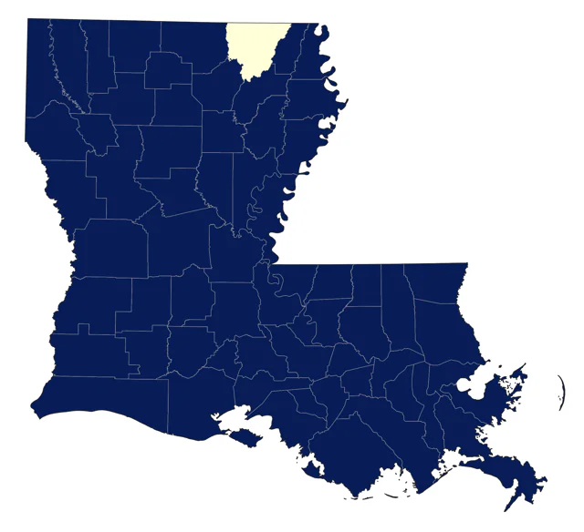 Eastern Kingbird county map