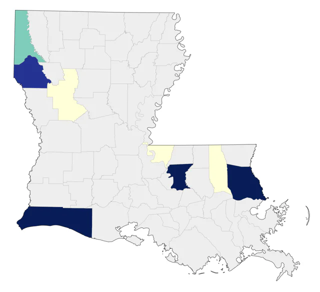 Evening Grosbeak county map
