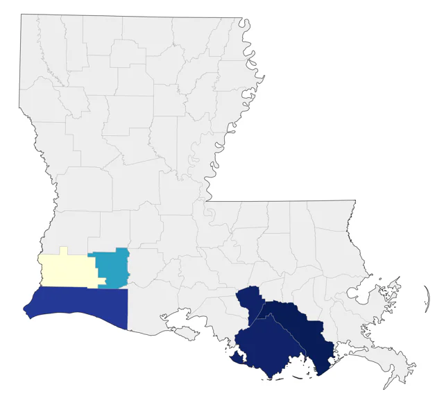 Ferruginous Hawk county map