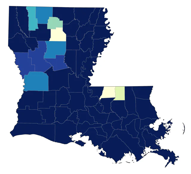 Greater Yellowlegs county map