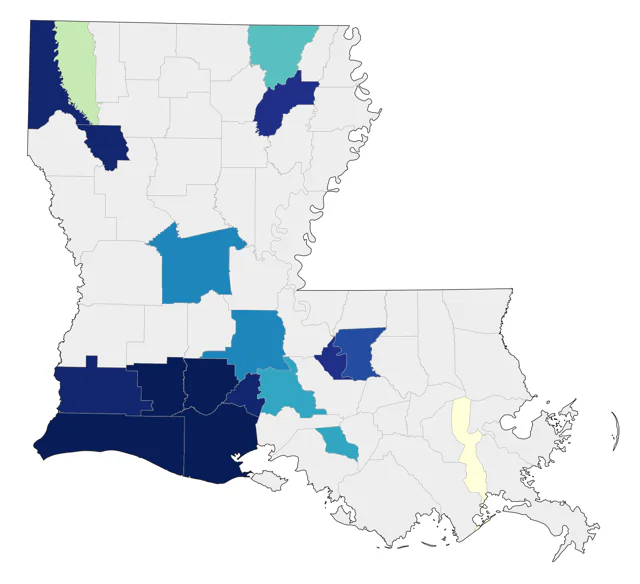 Hudsonian Godwit county map