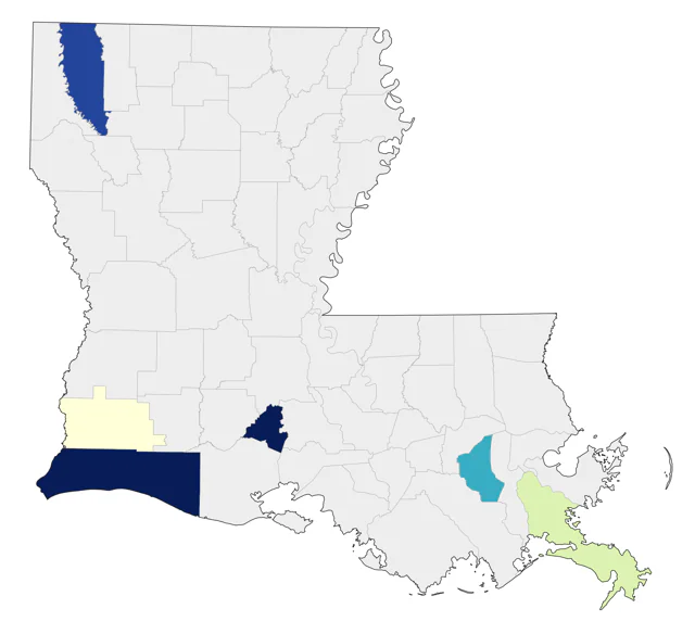 Lazuli Bunting county map