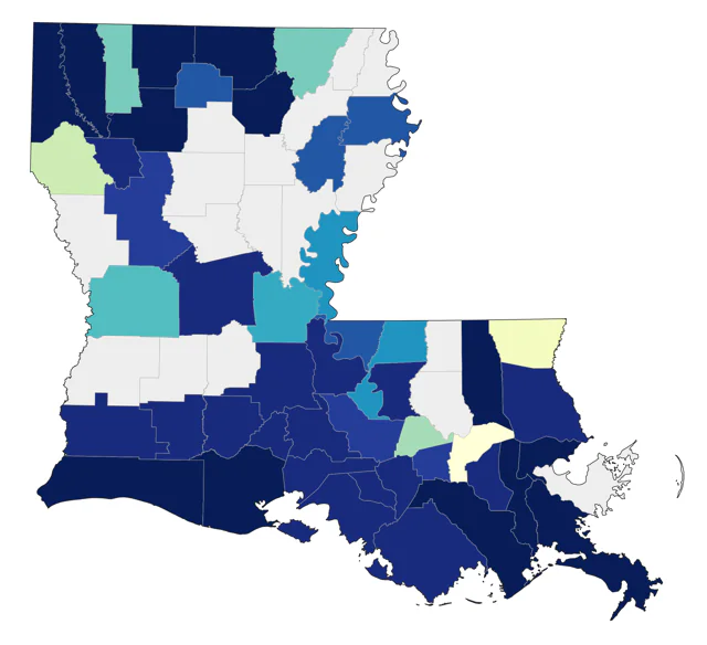 Least Flycatcher county map