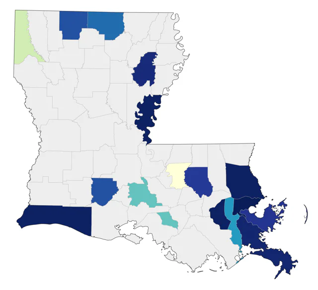 Long-tailed Duck county map