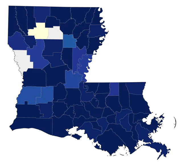 Magnolia Warbler county map
