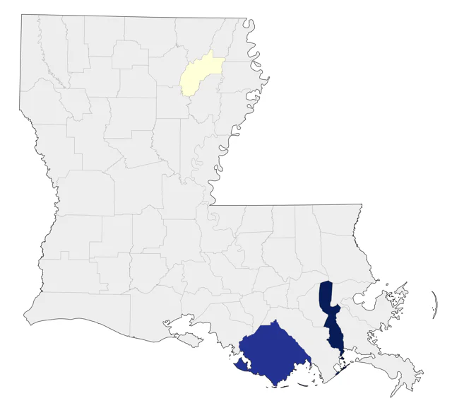 Mandarin Duck county map