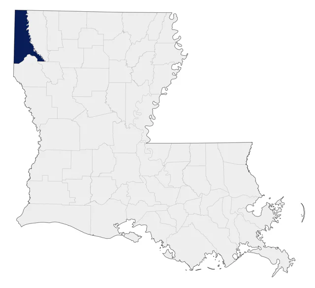Masked Duck county map