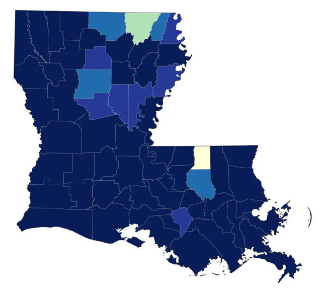 Northern Rough-winged Swallow county map