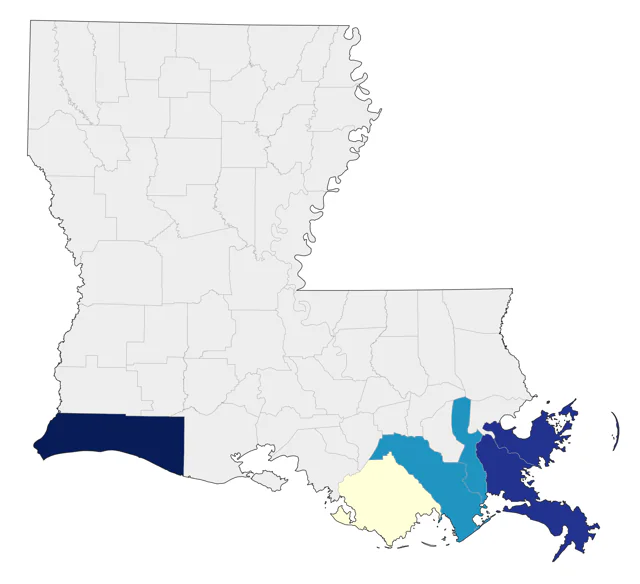 Parasitic Jaeger county map