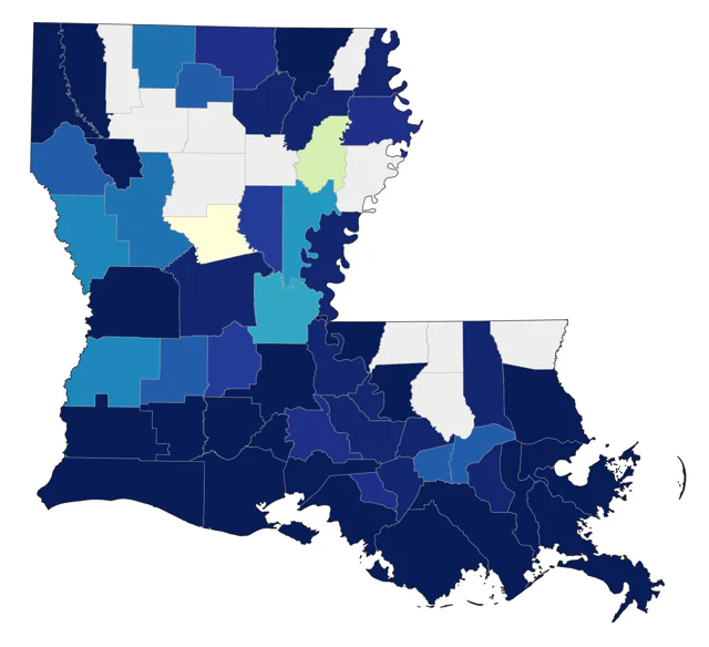 Peregrine Falcon county map