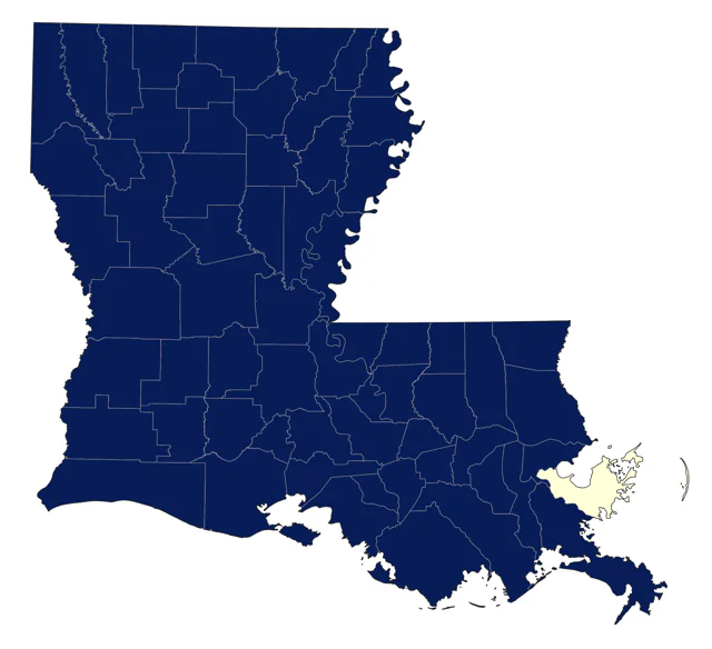 Pileated Woodpecker county map