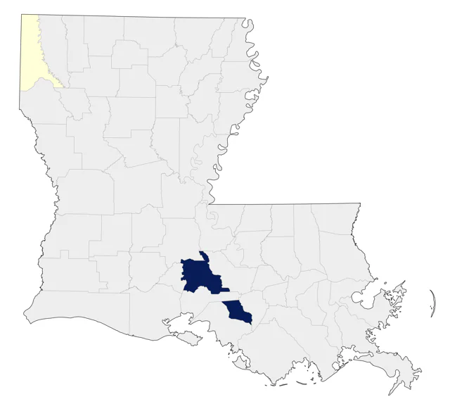 Ringed Kingfisher county map