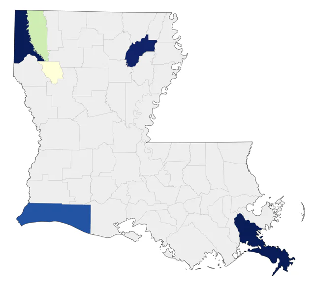 Sabine's Gull county map