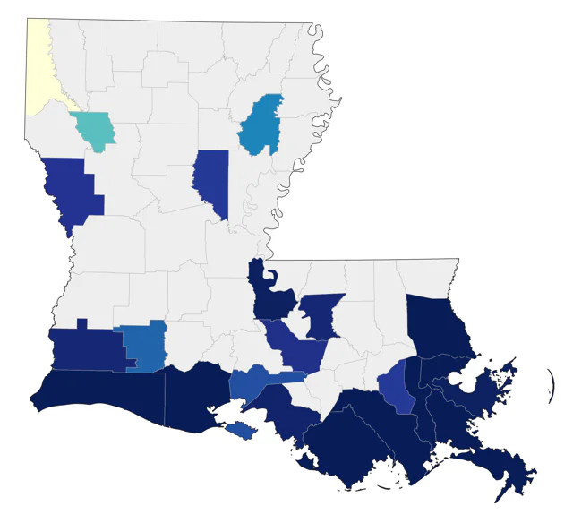 Sanderling county map