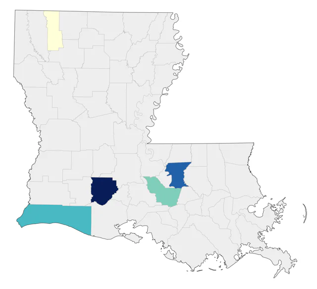 Scott's Oriole county map