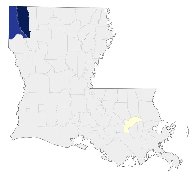 Smith's Longspur county map