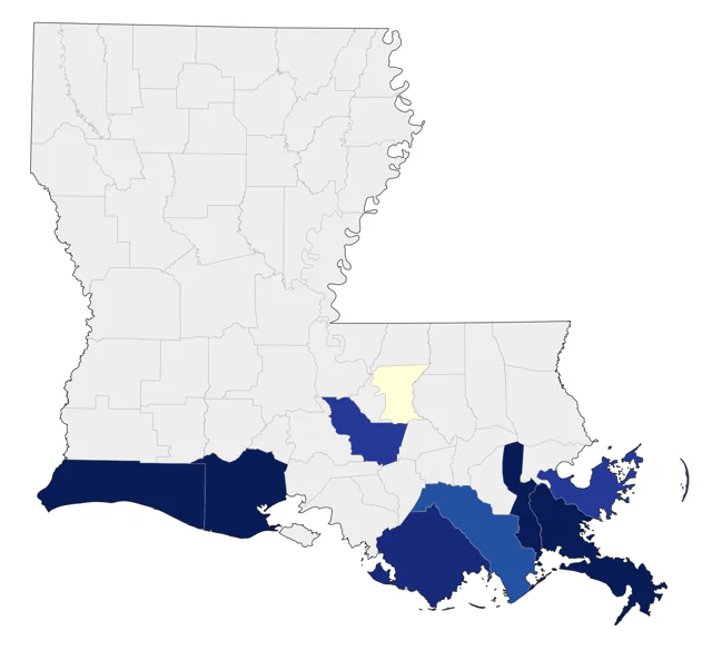 Snowy Plover county map