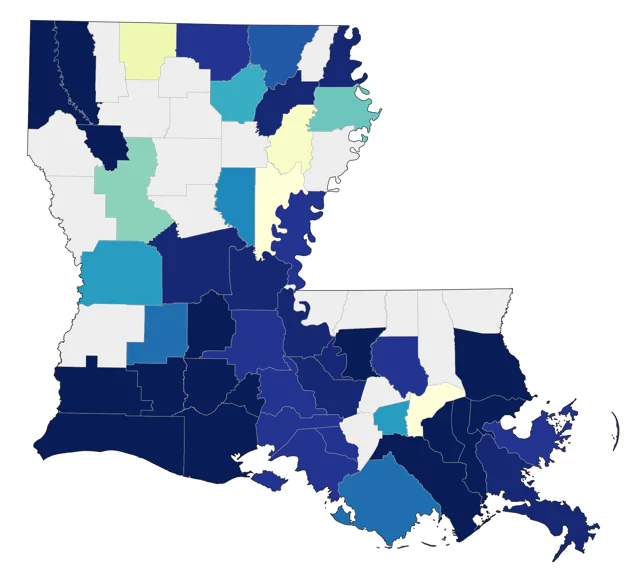 Stilt Sandpiper county map