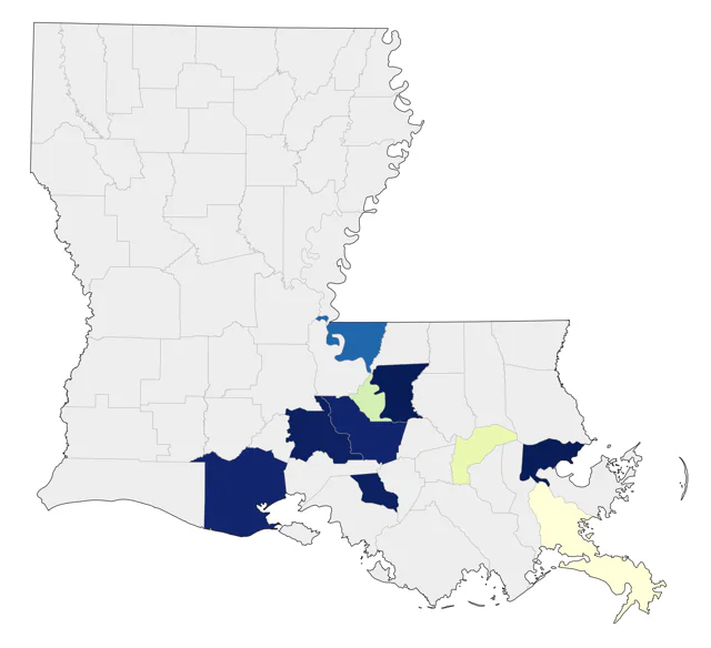 Vaux's Swift county map